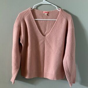 J. Crew V Neck Cashmere Sweater, Sz XS